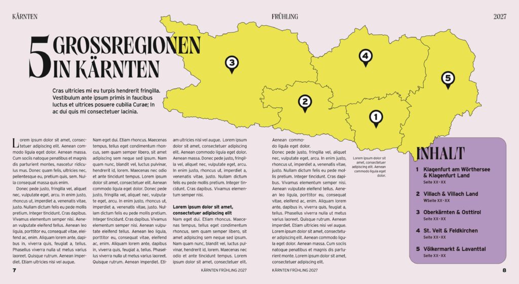 Kleine Zeitung Musterseite Regionen